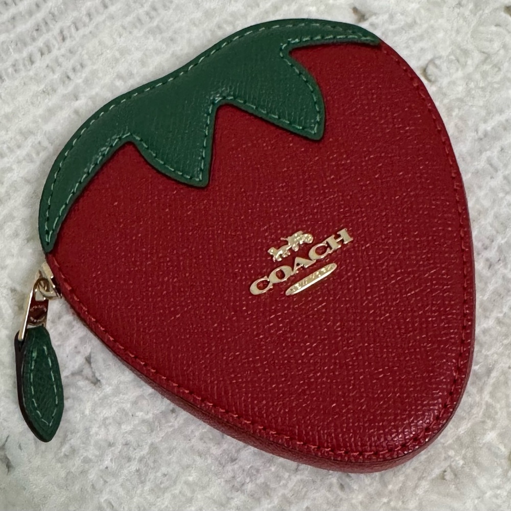 Coach Red and Green Strawberry Case
